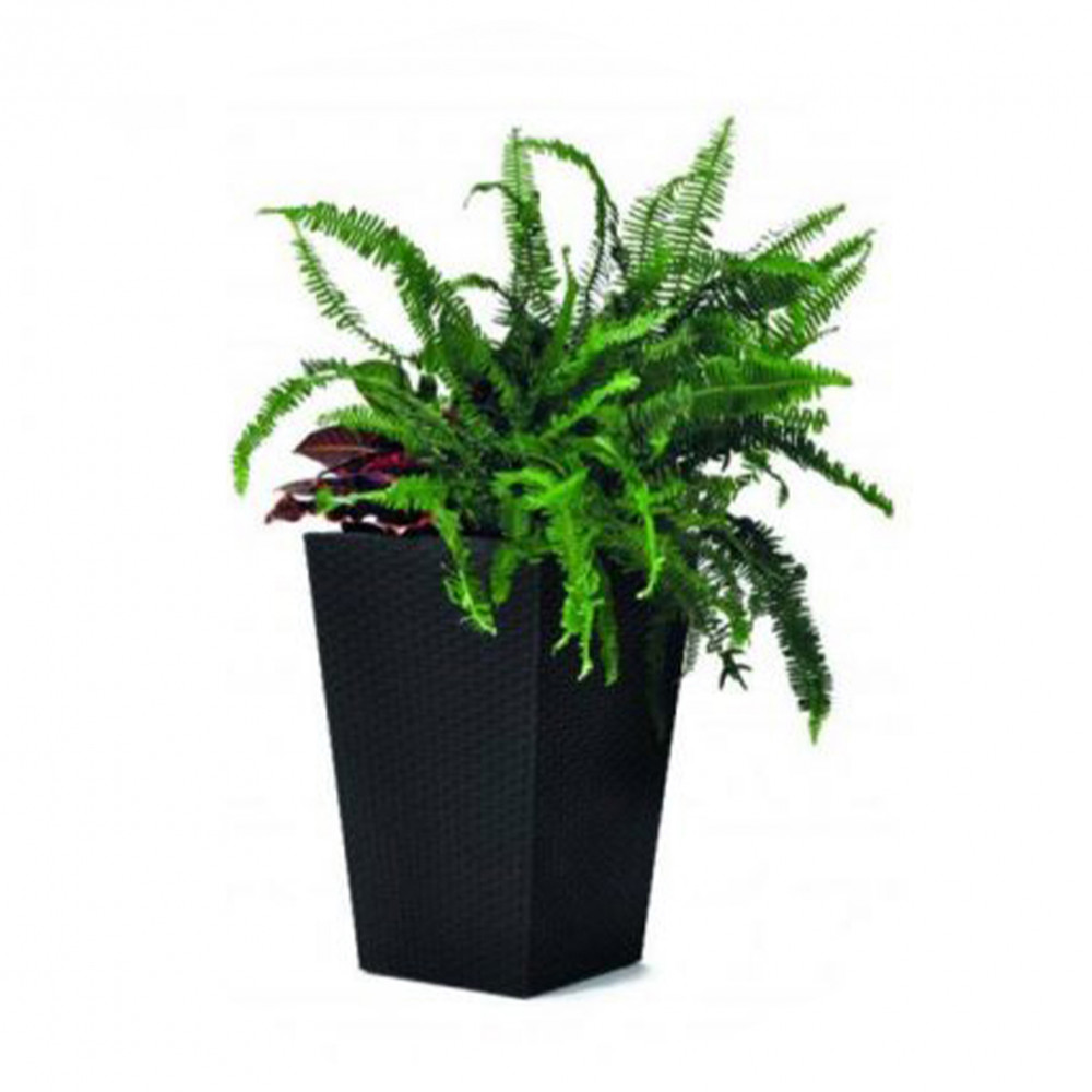 Rattan planter S virágtartó grafit Rattan planter S virágtartó grafit