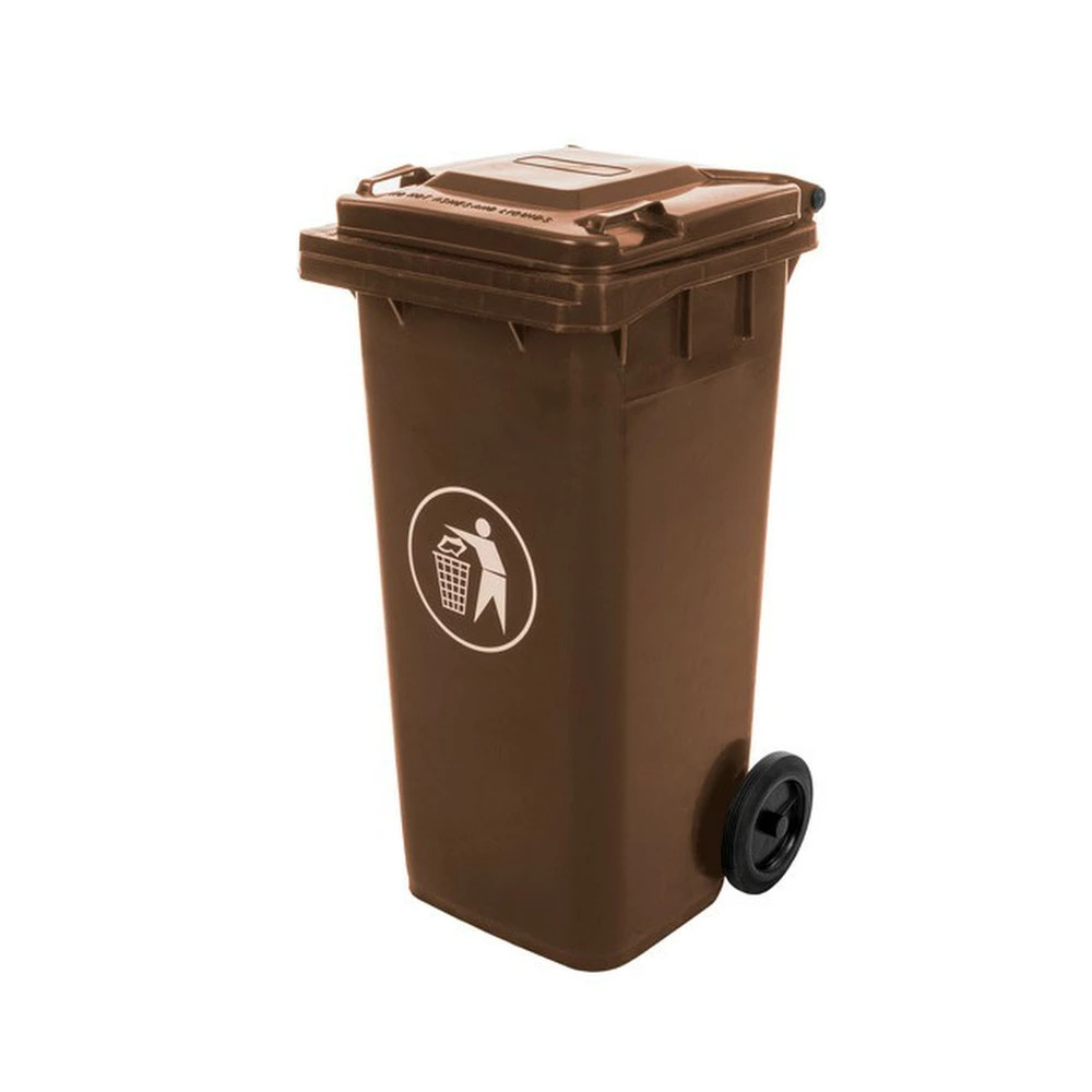 Hulladéktároló 120L barna Hulladéktároló 120L barna