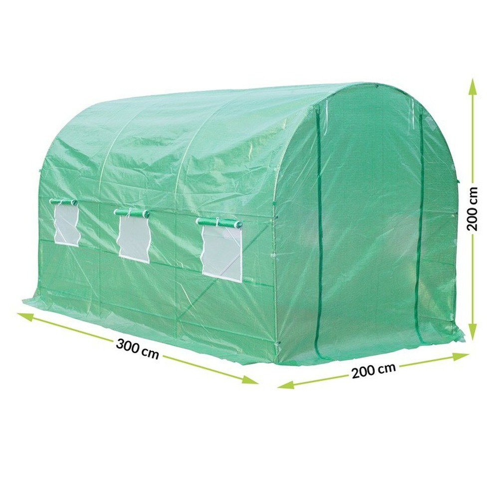 Fólia melegház 2x3x2 m (váz+fólia) Fólia melegház 2x3x2 m (váz+fólia)