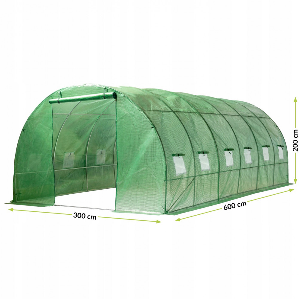 Fólia melegház 3x6x2 m (váz+fólia) Fólia melegház 3x6x2 m (váz+fólia)