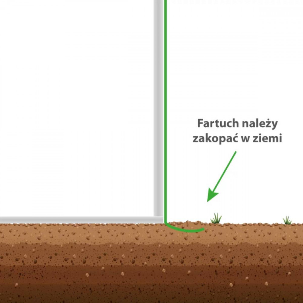 Fólia melegház 3x6x2 m (váz+fólia) Fólia melegház 3x6x2 m (váz+fólia)