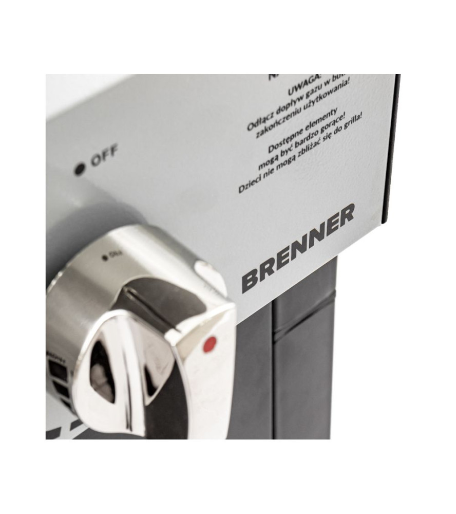 Brenner G2 kétégős gázgrill 2,63 kW Brenner G2 kétégős gázgrill 2,63 kW