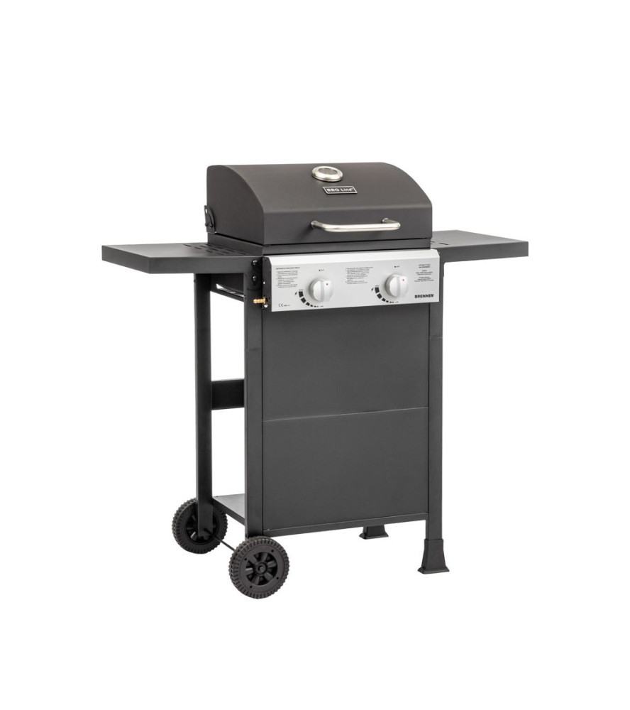 Brenner G2 kétégős gázgrill 2,63 kW Brenner G2 kétégős gázgrill 2,63 kW